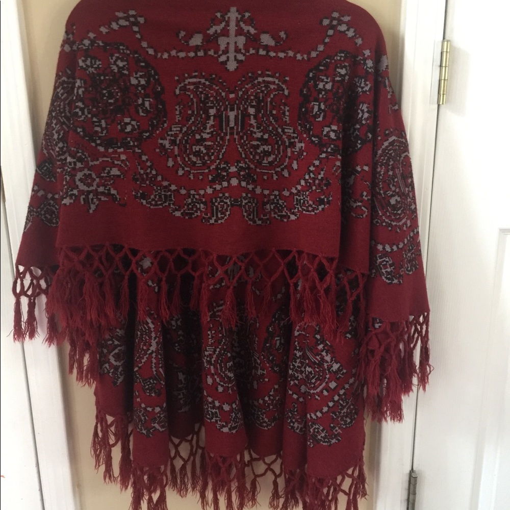 Red women’s bohemian Shaw